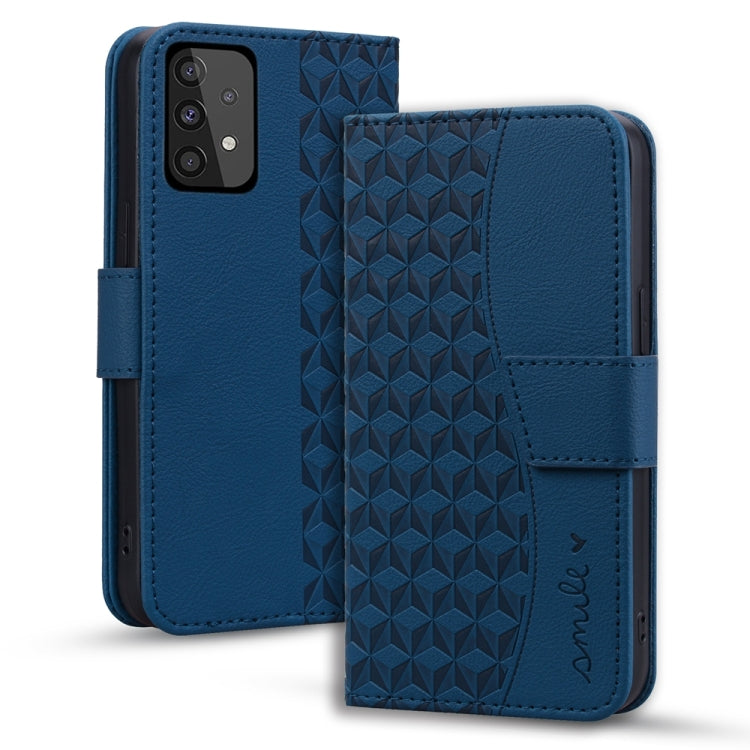 For Samsung Galaxy A32 4G Diamond Buckle Leather Phone Case showcasing its stylish design and functional features.