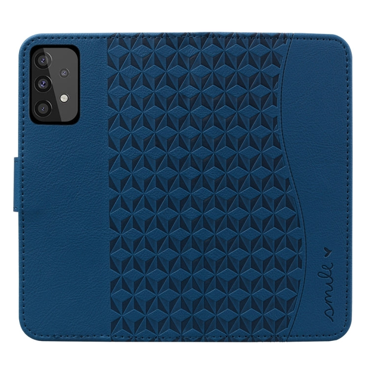 For Samsung Galaxy A32 4G Diamond Buckle Leather Phone Case showcasing its stylish design and functional features.