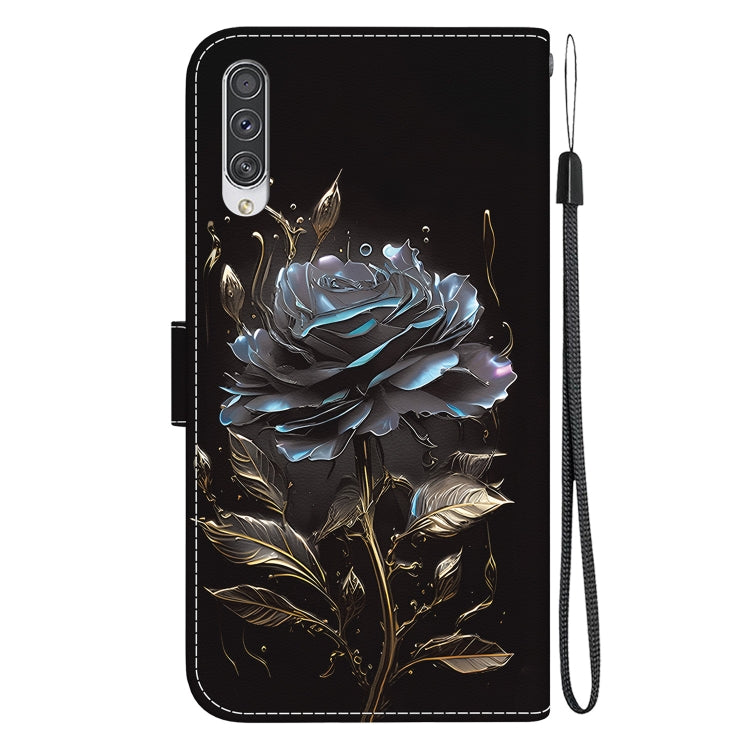 Crystal texture colored drawing case for Samsung Galaxy A50, A30s, and A50s, showcasing its stylish design and functional features.