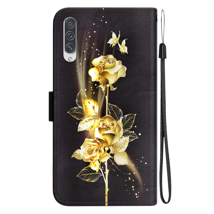 Crystal texture colored drawing case for Samsung Galaxy A50, A30s, and A50s, showcasing its stylish design and functional features.