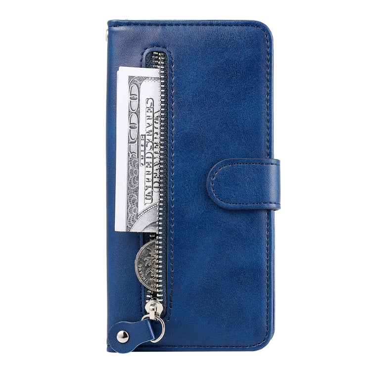 Calf texture zipper horizontal flip case for Samsung Galaxy S22 Ultra 5G, showcasing its elegant design and functional features.