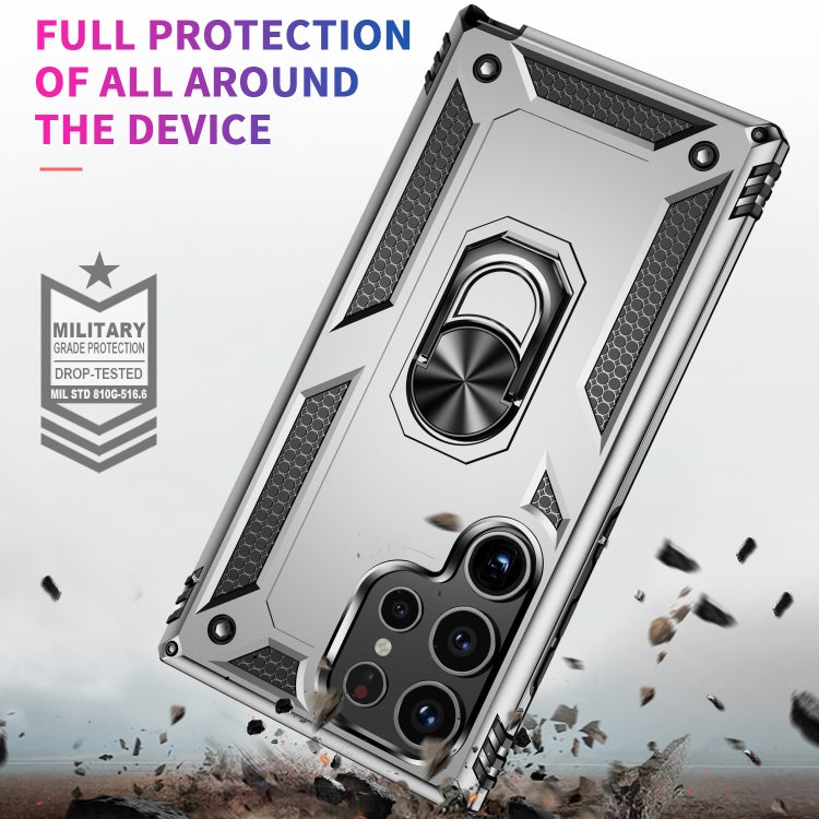 Rugged smartphone case with kickstand.