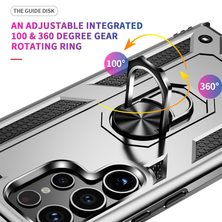 Smartphone case with rotating ring