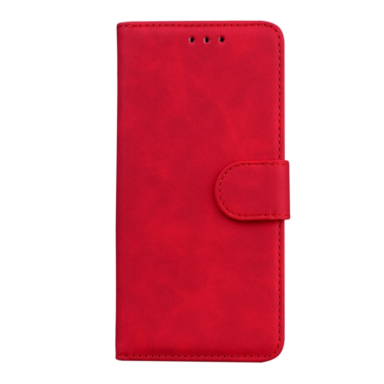 Red flip leather phone case for Tecno Pova 5 Pro, featuring card slots and a durable design.