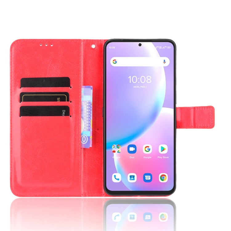 Umidigi A11 Pro Max Crazy Horse Texture Horizontal Flip Leather case showcasing its stylish design and functional features.