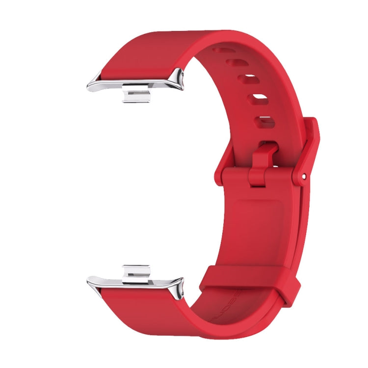 Mijobs Silicone Breathable Watch Strap for Xiaomi Mi Band 8 Pro in various colors, showcasing its breathable design and adjustable features.