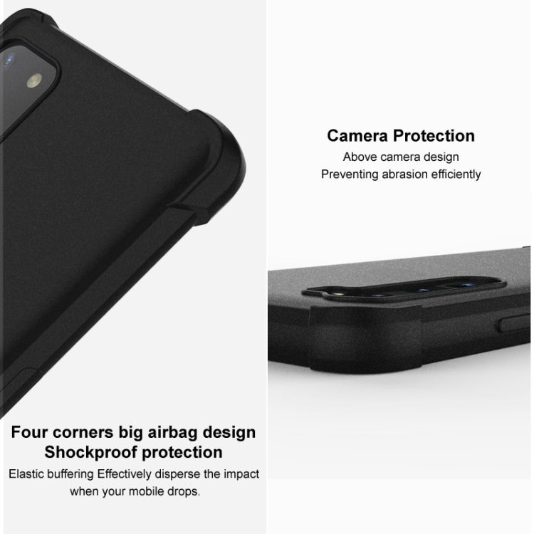 imak Shockproof Airbag TPU case for Xiaomi Poco X6 Pro 5G and Redmi K70E 5G, showcasing its sleek design and protective features.