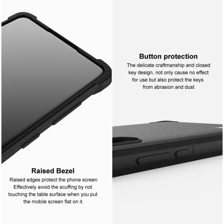 imak Shockproof Airbag TPU case for Xiaomi Poco X6 Pro 5G and Redmi K70E 5G, showcasing its sleek design and protective features.