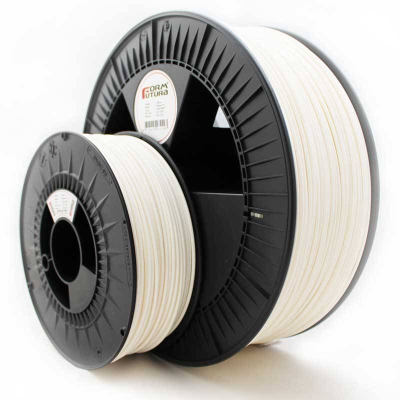 FormFutura Premium PLA 3D Printer Filament in a spool, 1.75 mm diameter, eco-friendly and high-quality material for 3D printing.