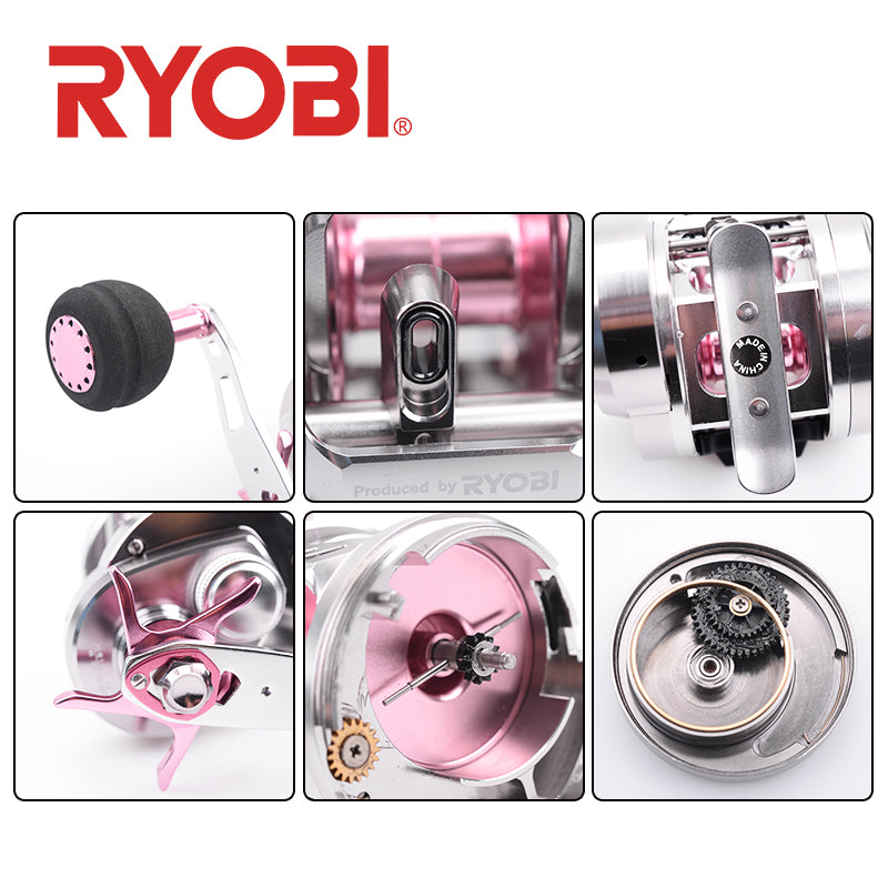 Full metal jigging reel with 10+1BB, designed for sea fishing, featuring a 6.8:1 gear ratio and 12kg max drag power.