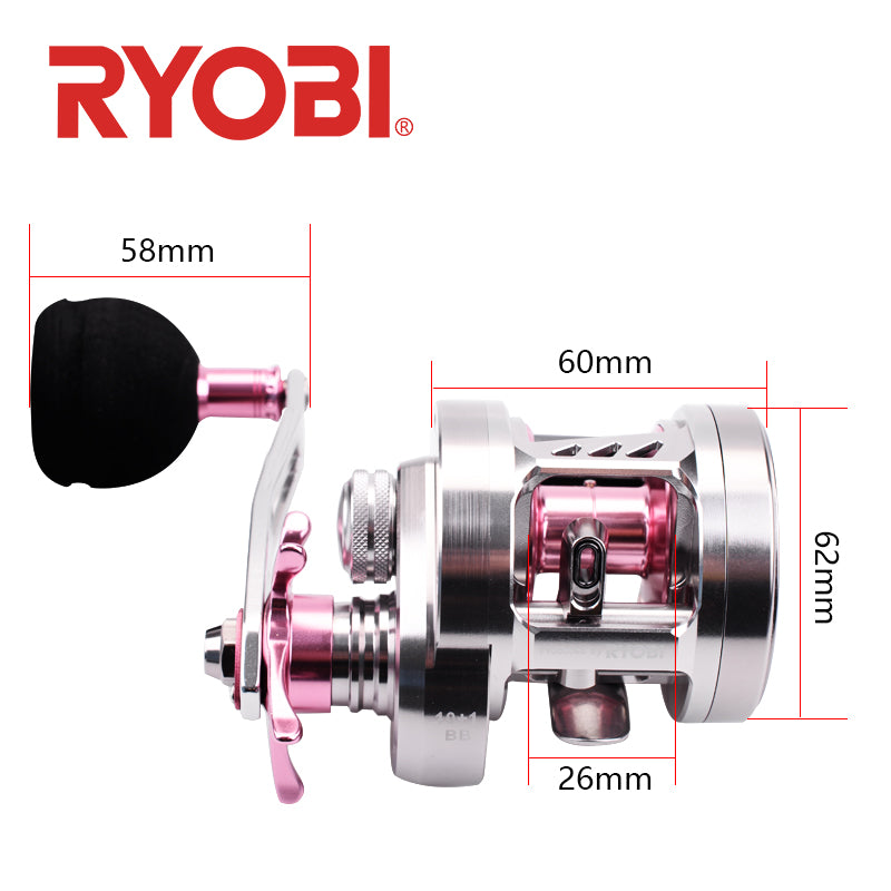 Full metal jigging reel with 10+1BB, designed for sea fishing, featuring a 6.8:1 gear ratio and 12kg max drag power.