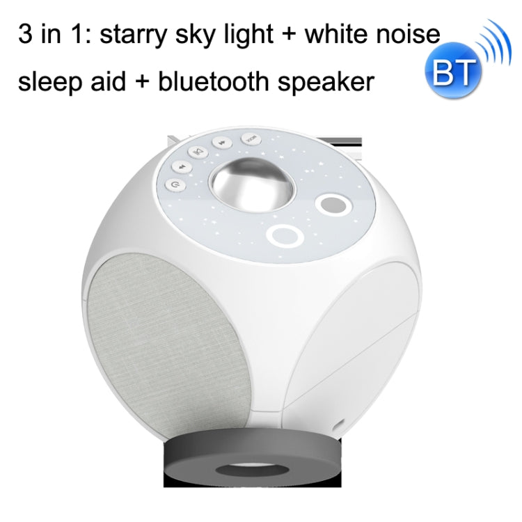 GDZ-S8 Remote Control Starry Sky Projection Light in white, showcasing its sleek design and starry projection feature.