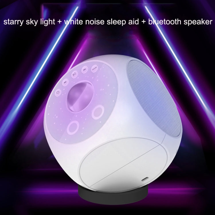 GDZ-S8 Remote Control Starry Sky Projection Light in white, showcasing its sleek design and starry projection feature.