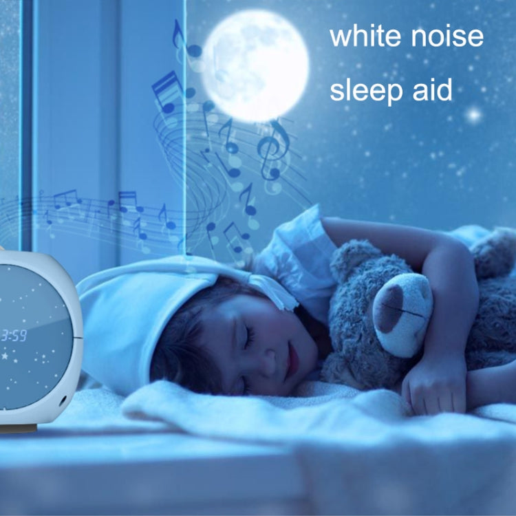 GDZ-S8 Remote Control Starry Sky Projection Light in white, showcasing its sleek design and starry projection feature.