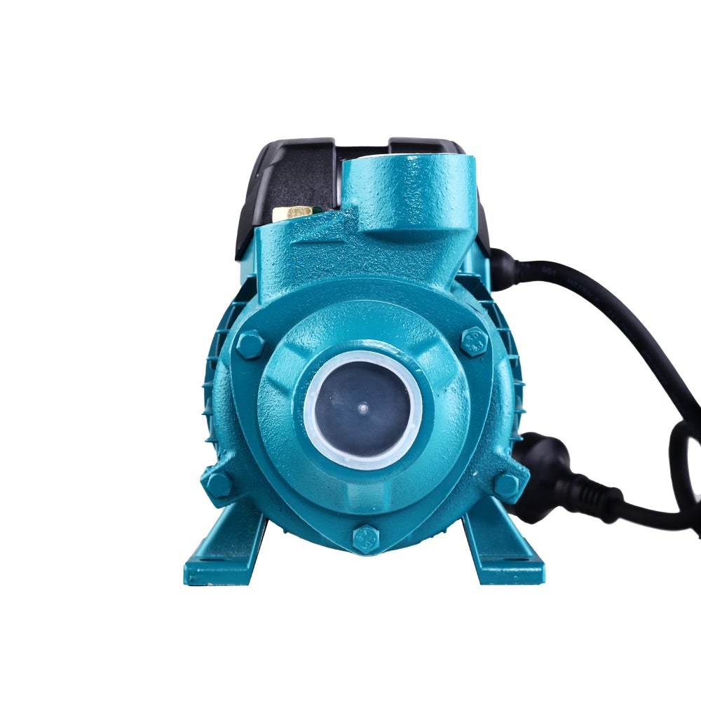 Giantz Peripheral Water Pump with brass impeller and cast iron body, designed for efficient garden irrigation and water pressure enhancement.