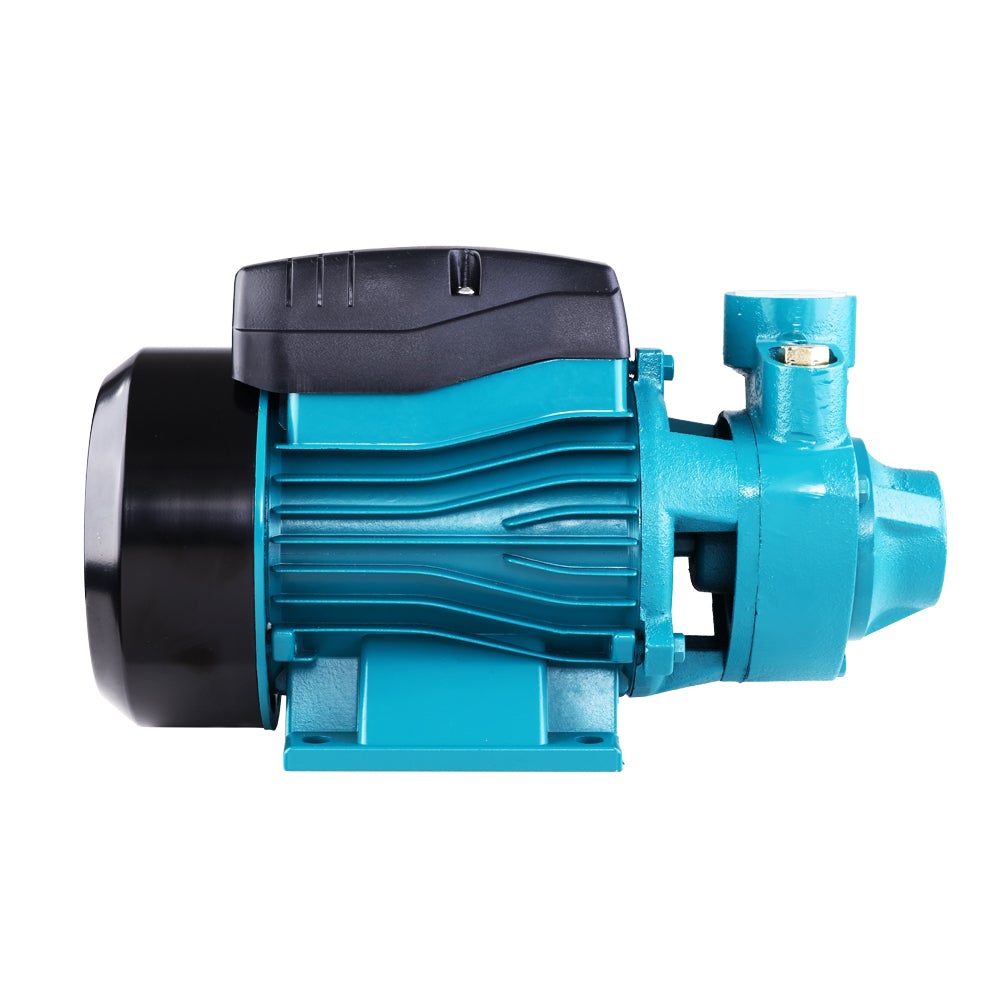 Giantz Peripheral Water Pump with brass impeller and cast iron body, designed for efficient garden irrigation and water pressure enhancement.