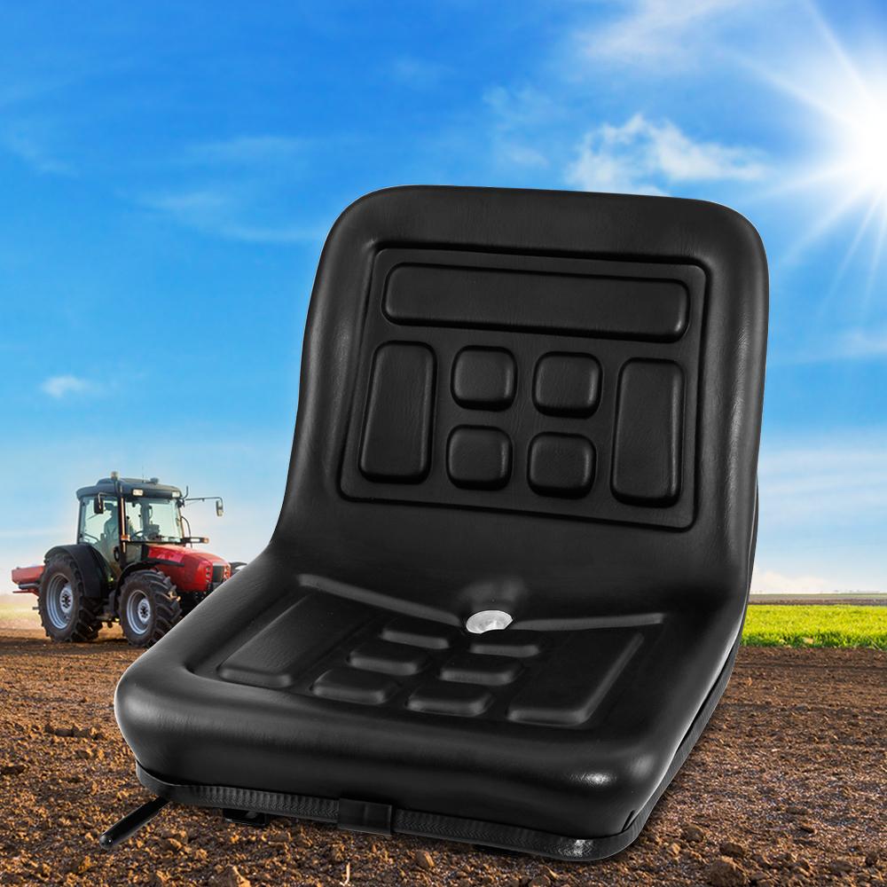 Giantz Tractor Seat designed for heavy machinery, featuring adjustable suspension and durable PU leather upholstery.