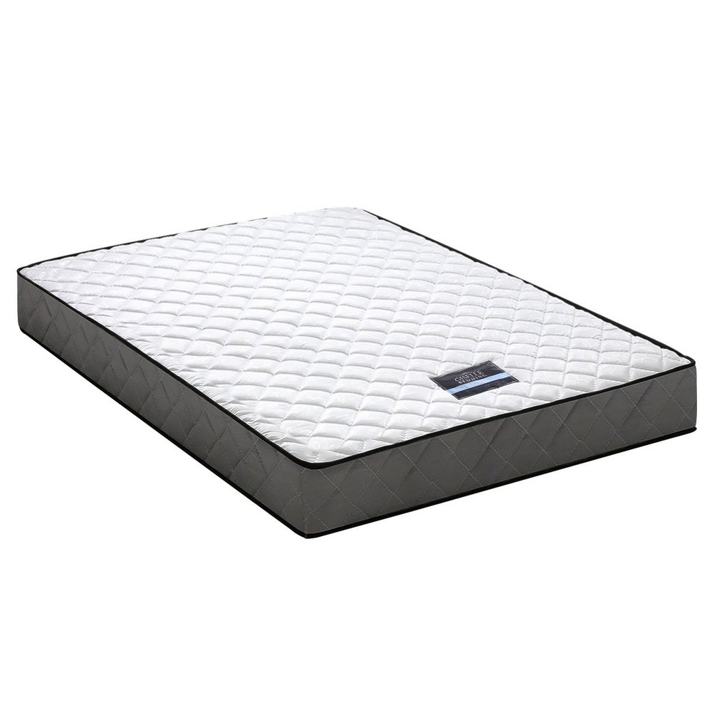 Giselle Bedding Alzbeta Bonnell Spring Mattress, 16cm thick, queen size, featuring soft quilting and luxurious polyester fabric.