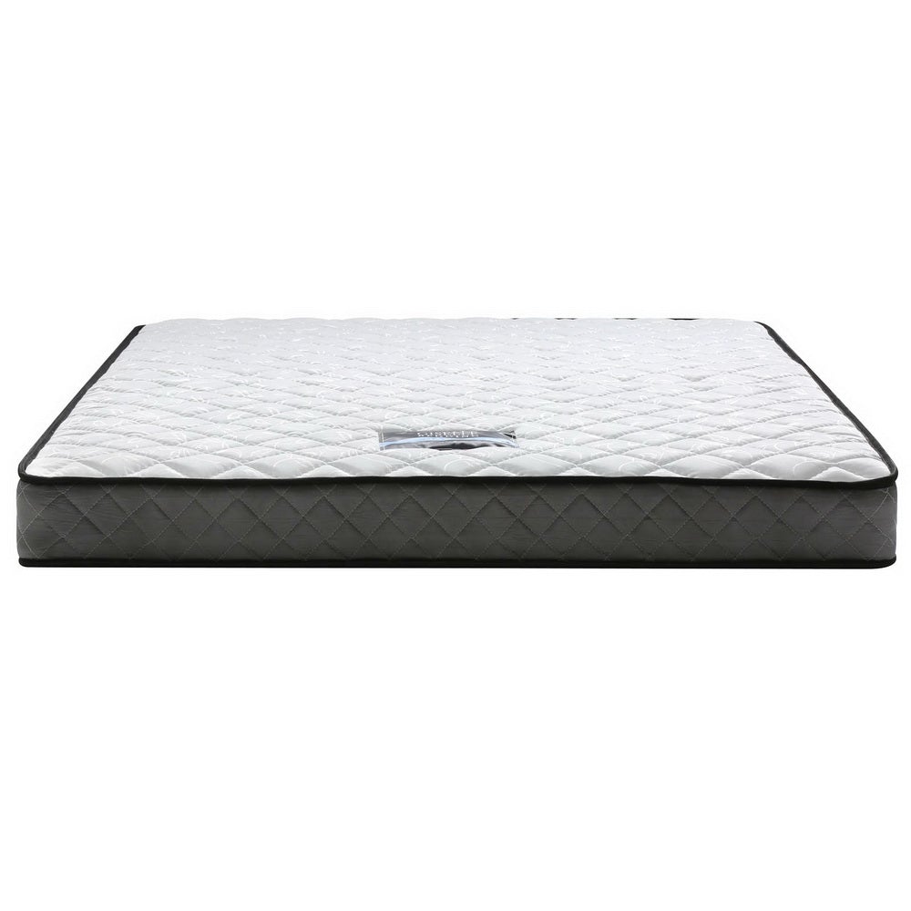 Giselle Bedding Alzbeta Bonnell Spring Mattress, 16cm thick, queen size, featuring soft quilting and luxurious polyester fabric.