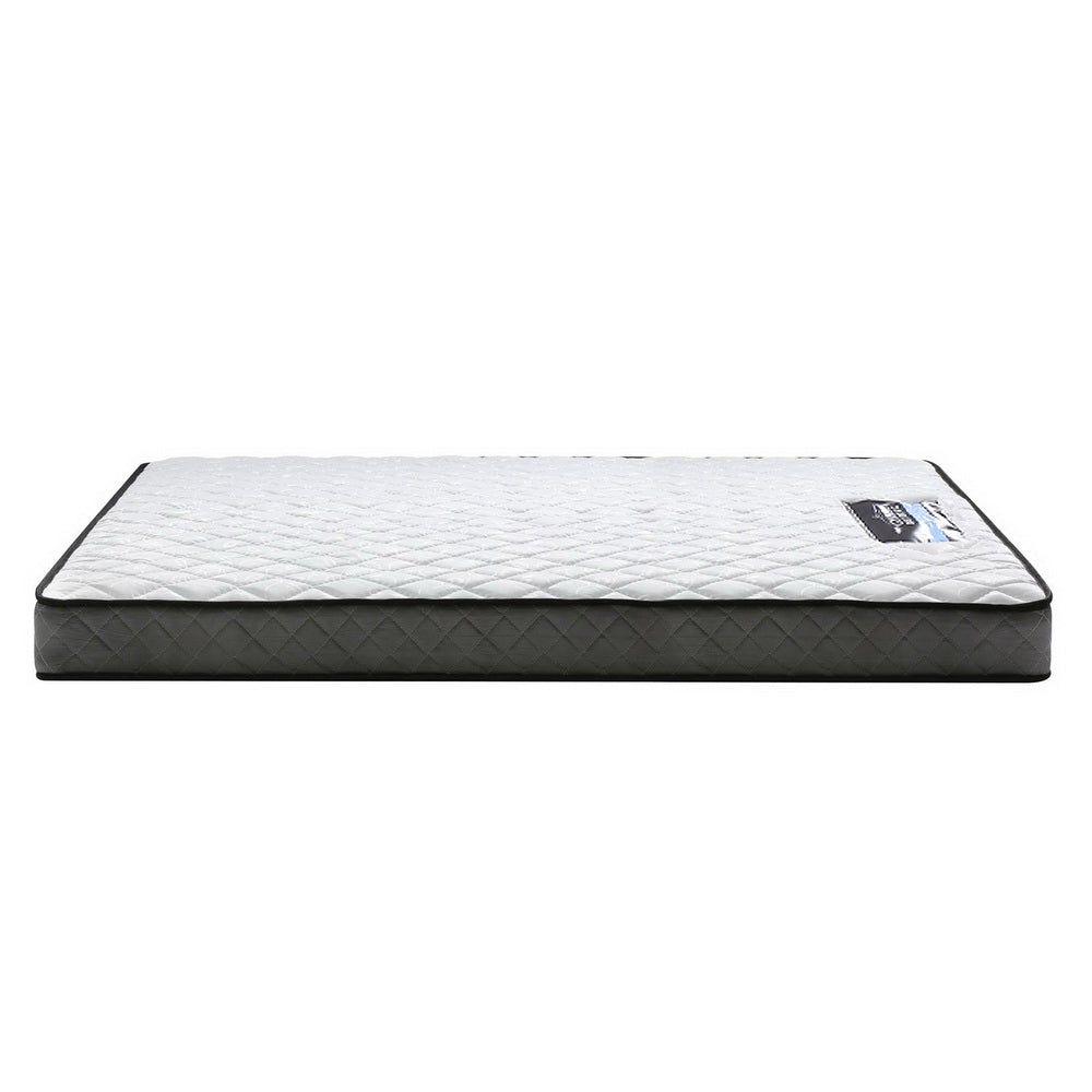 Giselle Bedding Alzbeta Bonnell Spring Mattress, 16cm thick, single size with luxurious polyester fabric and soft quilting layer.