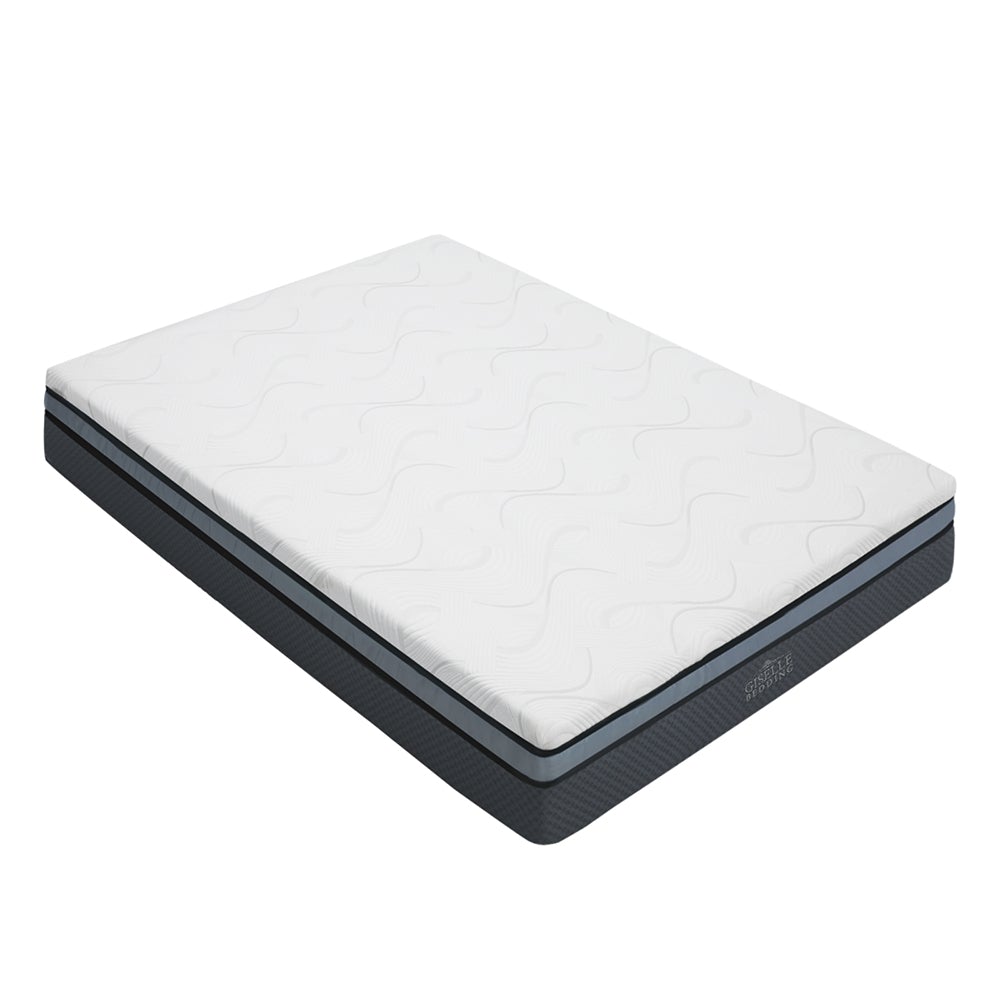 Giselle Bedding Cool Gel Memory Foam Mattress in Queen Size with a soft knitted fabric cover and multi-layer foam structure.