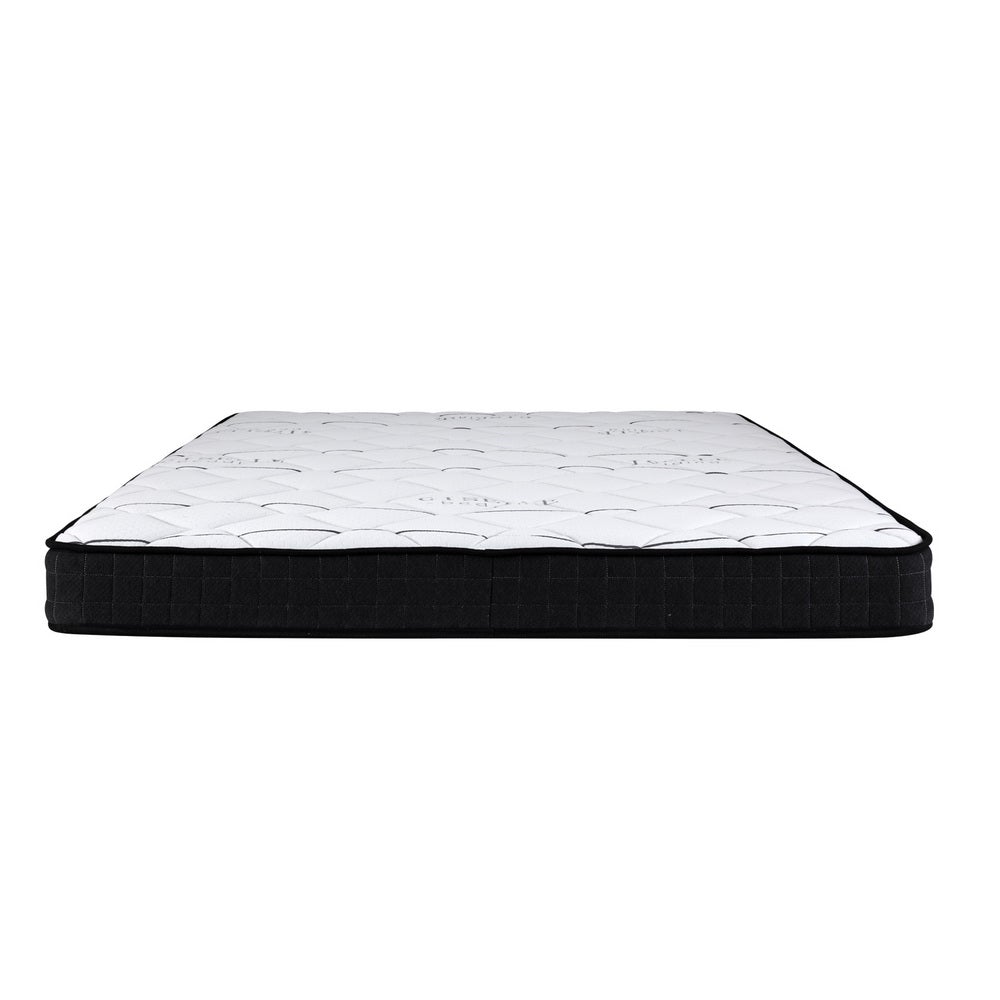 Giselle Bedding Glay Bonnell Spring Mattress, 16cm thick, double size, featuring soft quilting and high-density foam for comfort and support.