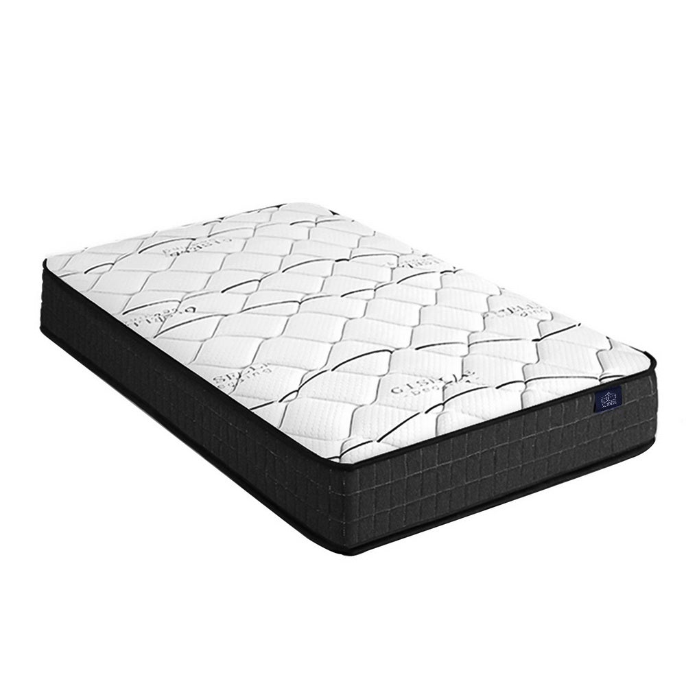 Giselle Bedding Glay Bonnell Spring Mattress, 16cm thick, King Single size with soft quilting and premium fabric.