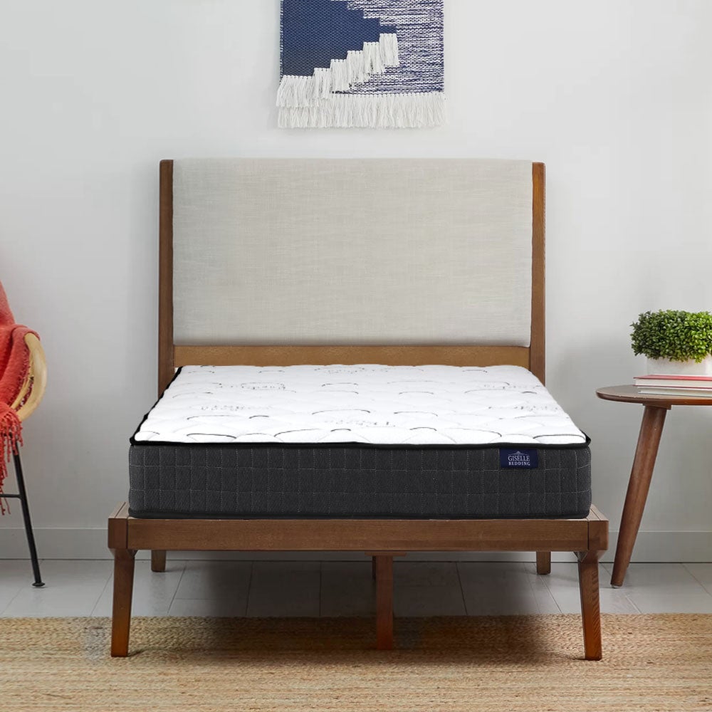 Giselle Bedding Glay Bonnell Spring Mattress, 16cm thick, King Single size with soft quilting and premium fabric.