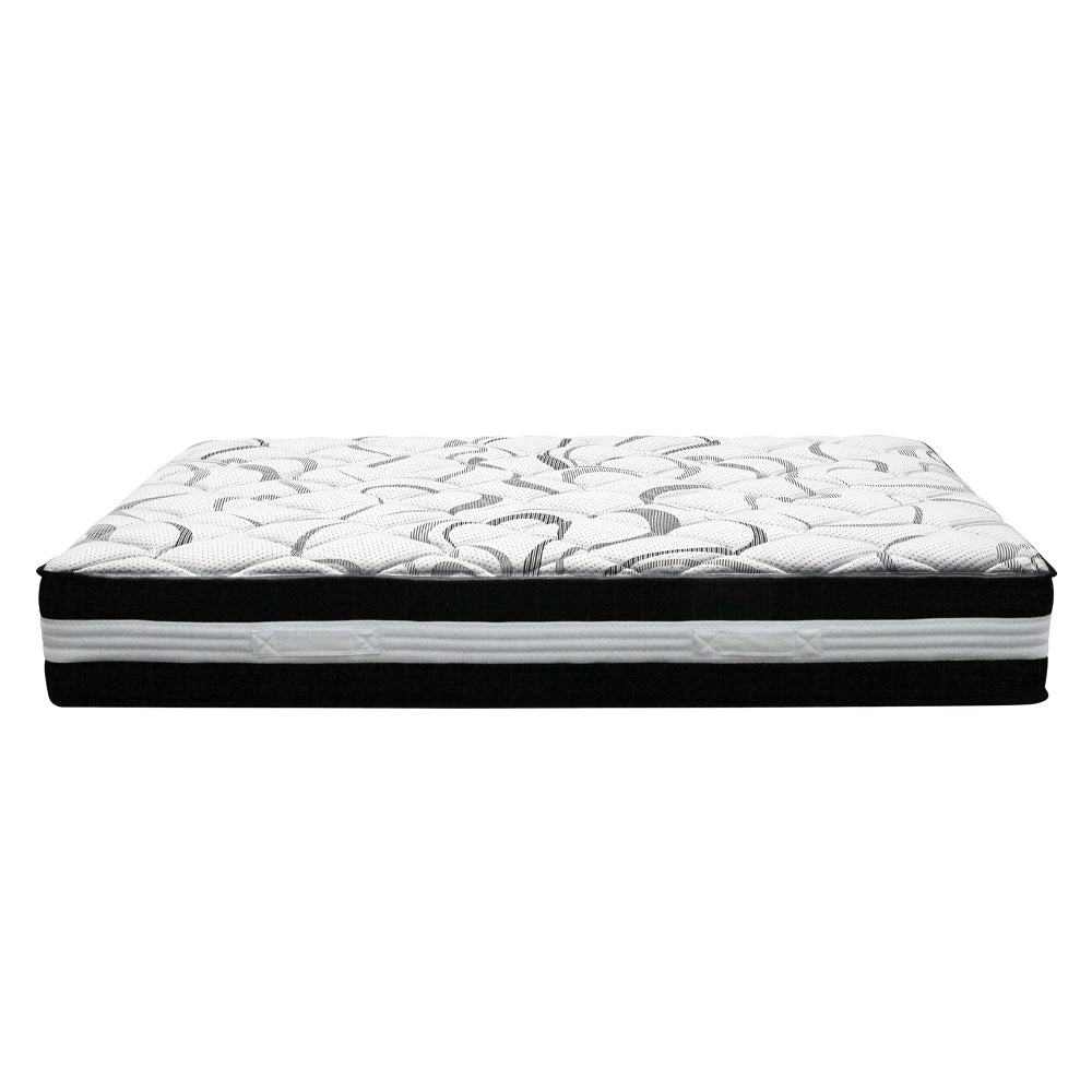 Giselle Bedding Mykonos Euro Top Pocket Spring Mattress, 30cm thick, featuring premium Belgium knitted fabric and independent pocket springs.