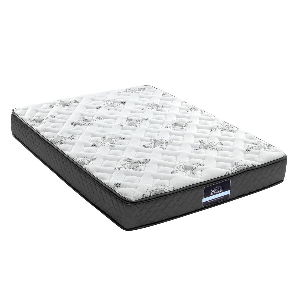 Giselle Bedding Rocco Bonnell Spring Mattress with pillow top and soft quilting, showcasing its luxurious design and queen size.