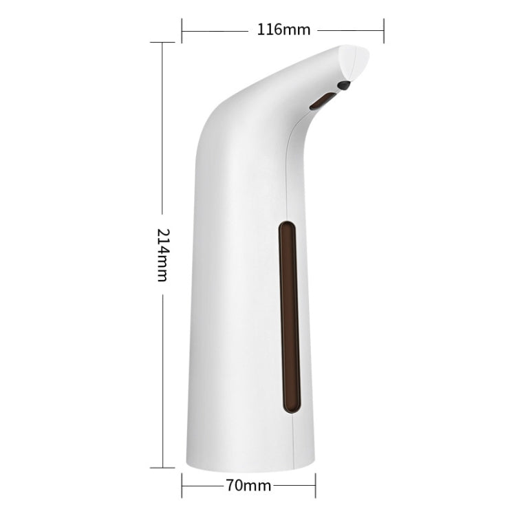 GM-S1805B Infrared Sensor Soap Dispenser in white, showcasing its automatic touchless design and sleek appearance.