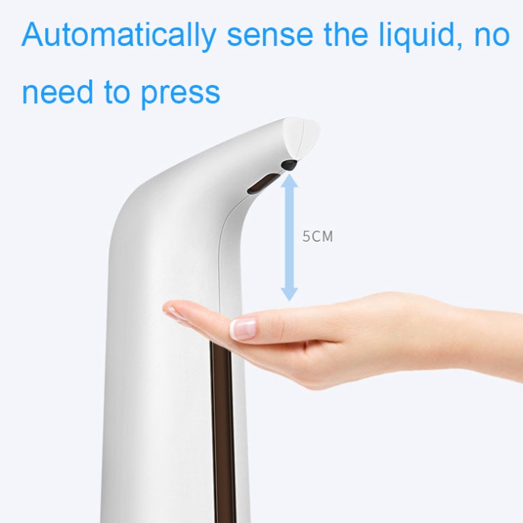 GM-S1805B Infrared Sensor Soap Dispenser in white, showcasing its automatic touchless design and sleek appearance.