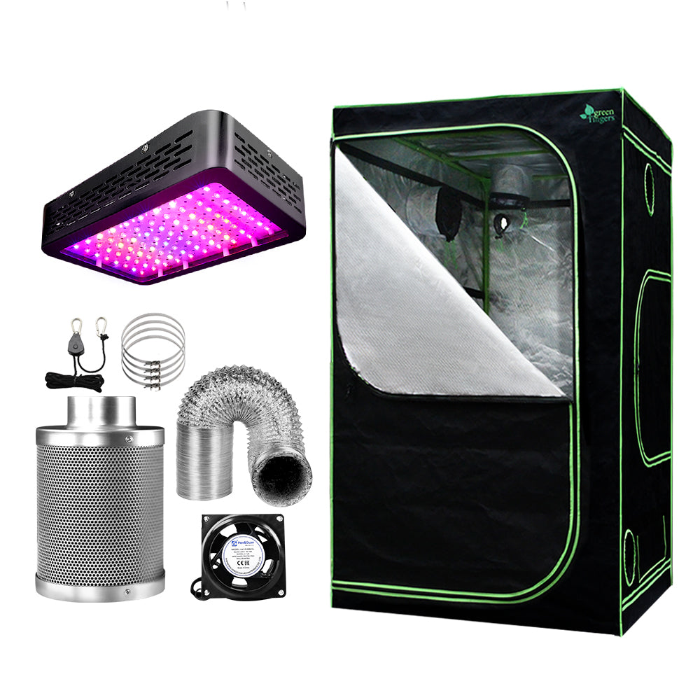 Greenfingers Grow Tent with 1000W LED Grow Light, featuring a spacious interior and durable construction for optimal plant growth.