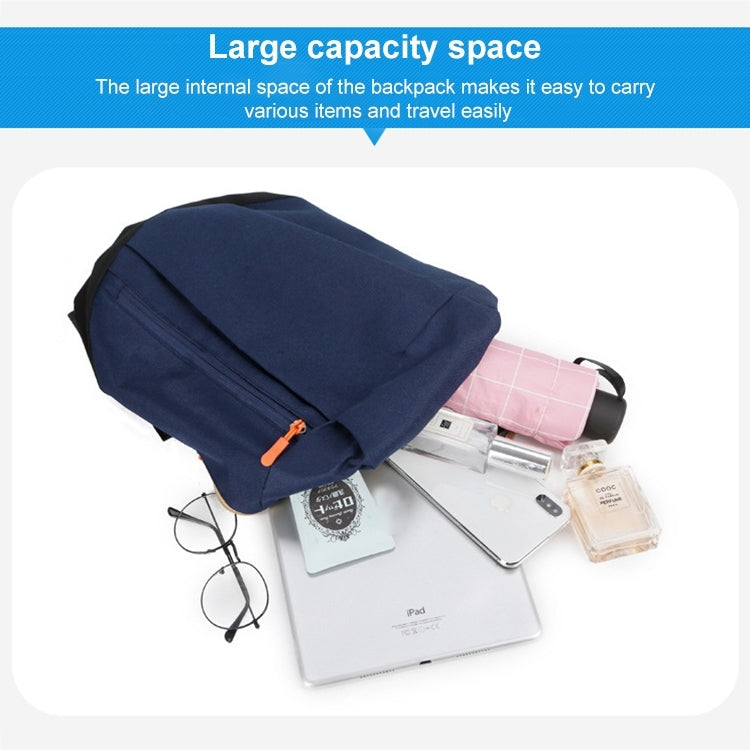 HAWEEL Large Capacity Multifunctional Backpack in lightweight oxford fabric, showcasing its stylish design and multiple pockets.