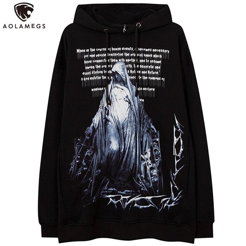 Men's hoodie featuring a movie illustration design, made of soft fleece material, perfect for autumn and winter wear.