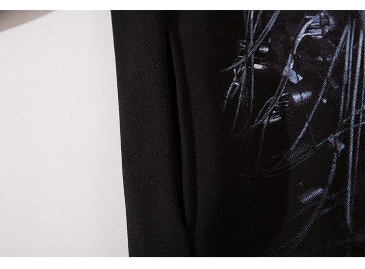 Men's hoodie featuring a movie illustration design, made of soft fleece material, perfect for autumn and winter wear.