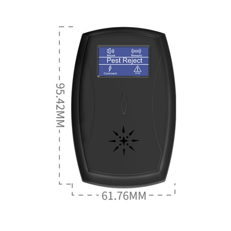 Household Mute Low Power Ultrasonic Insect Repeller in a compact square design, ideal for pest control in homes.