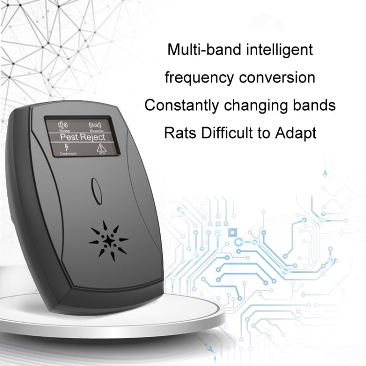 Household Mute Low Power Ultrasonic Insect Repeller in a compact square design, ideal for pest control in homes.