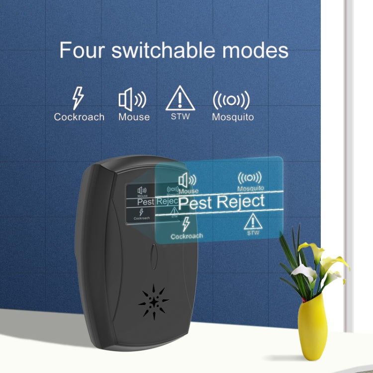 Household Mute Low Power Ultrasonic Insect Repeller in a compact square design, ideal for pest control in homes.