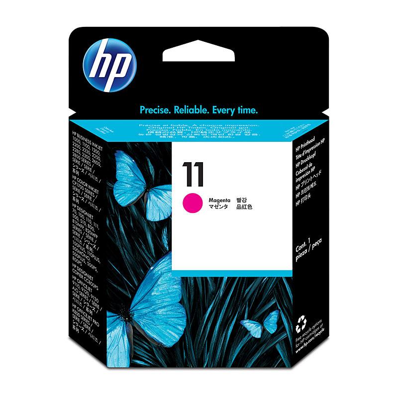 HP #11 Magenta Printhead C4812A, a premium quality toner cartridge designed for vibrant color printing, compatible with various HP printers.