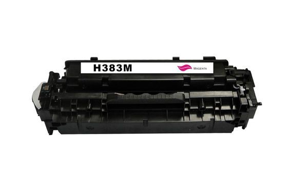 HP CF383A #312A Premium Remanufactured Magenta Toner Cartridge with vibrant color and high yield performance.