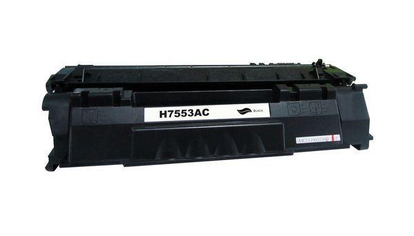 HP Q7553A Q5949A Black Premium Toner Cartridge, designed for high-quality printing.