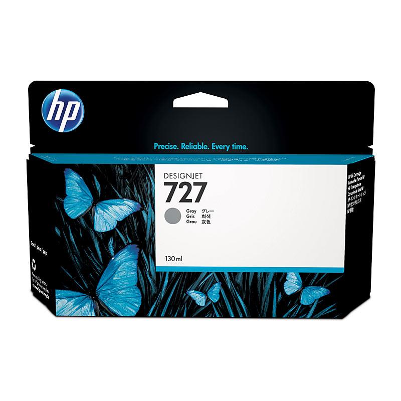 HP #727 130ml Grey Ink cartridge, designed for high-quality printing with HP DesignJet printers.