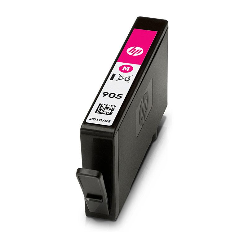 HP #905 Magenta Ink cartridge T6L93AA, vibrant color, designed for HP OfficeJet Pro printers.