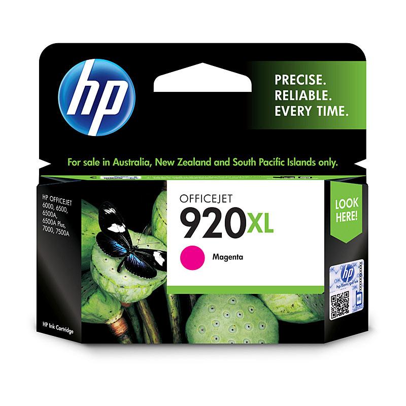 HP #920 Magenta XL Ink cartridge, designed for vibrant color printing, compatible with various HP OfficeJet printers.