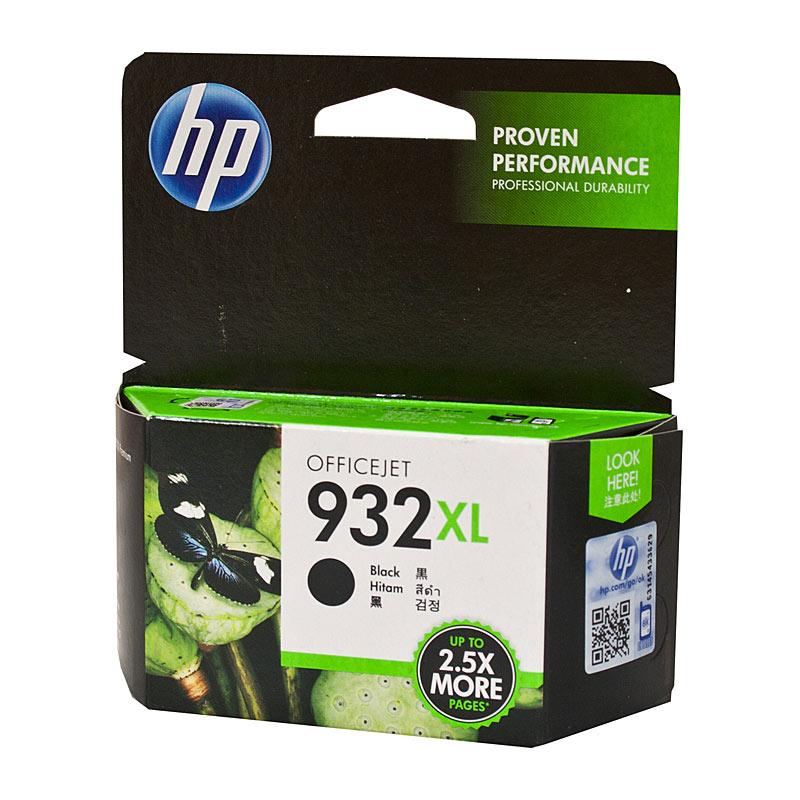 HP #932 Black XL Ink cartridge, high yield, compatible with multiple HP printers.