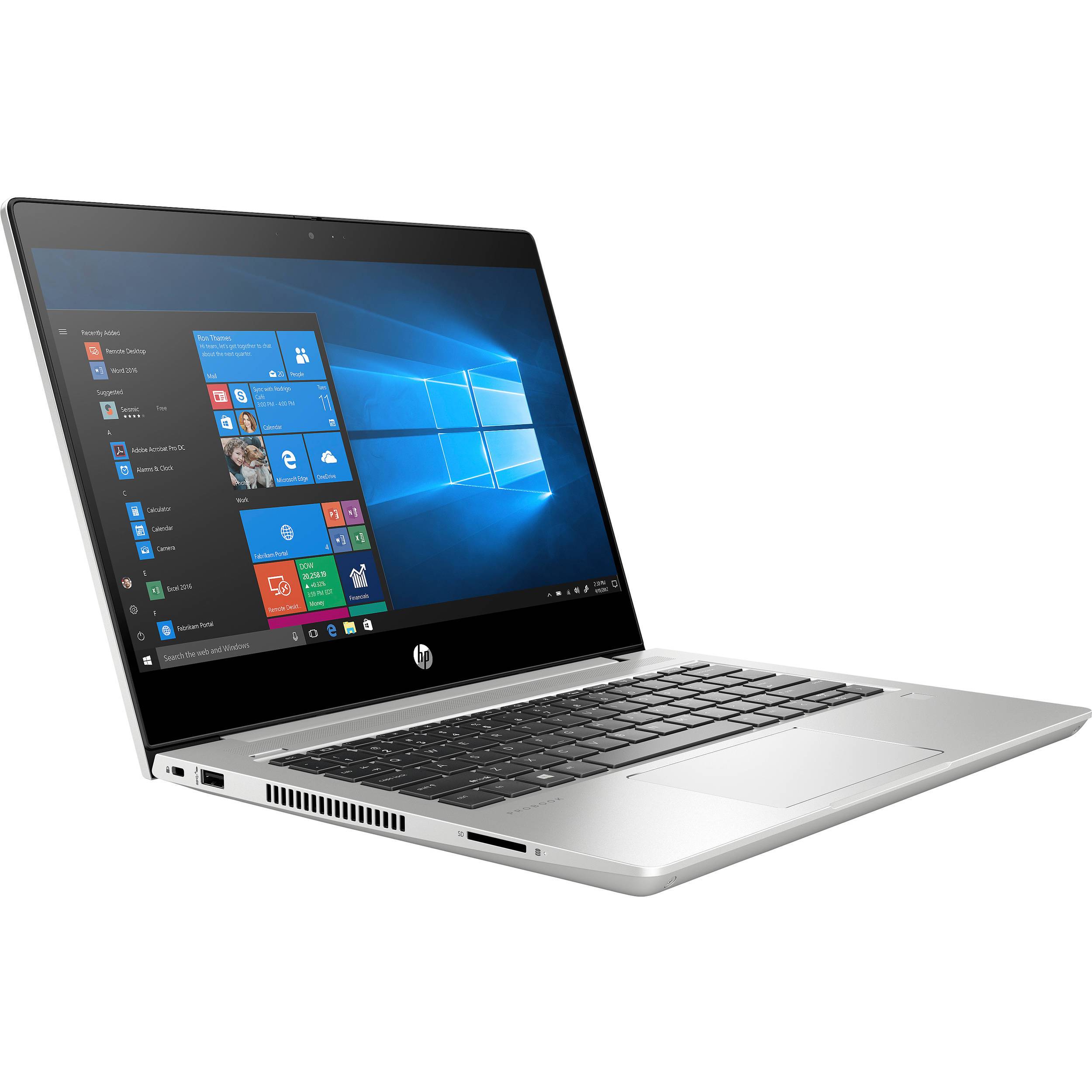 HP ProBook 430 G7 laptop with 13.3-inch FHD display, Intel i5 processor, and sleek design.