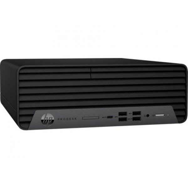 HP ProDesk 400 G7 SFF desktop featuring Intel i5-10500 processor, 8GB RAM, and 256GB SSD in a compact design.