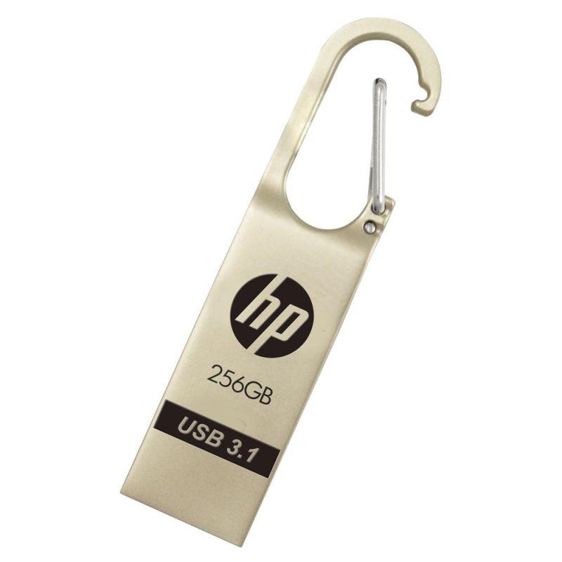 HP USB 3.1 x760w 256GB flash drive with a sleek design and USB connector.