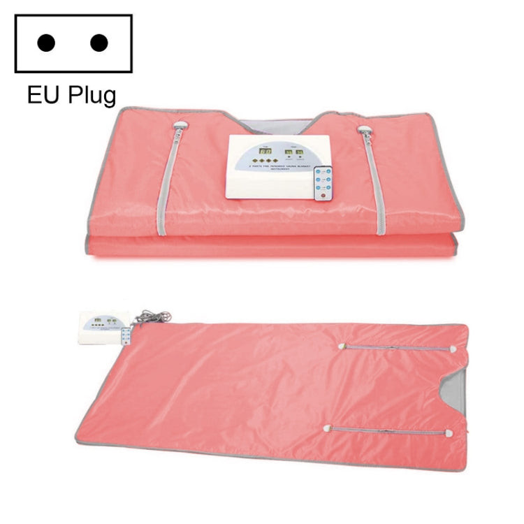 Infrared Far-ray Sweat Steaming Zipper Space Blanket designed for home sauna use, featuring a sleek design and durable materials.